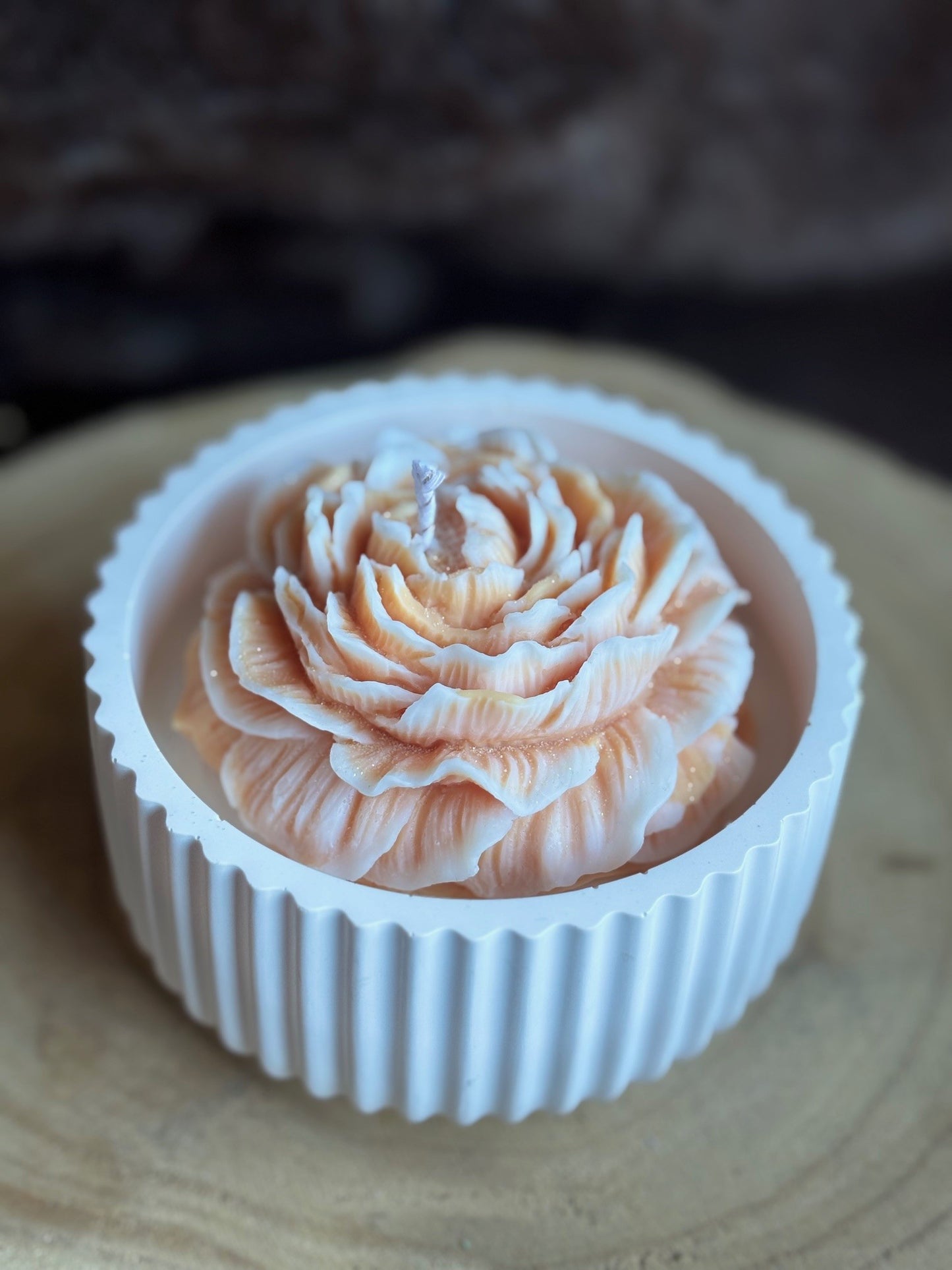Vela PEONÍA Peach