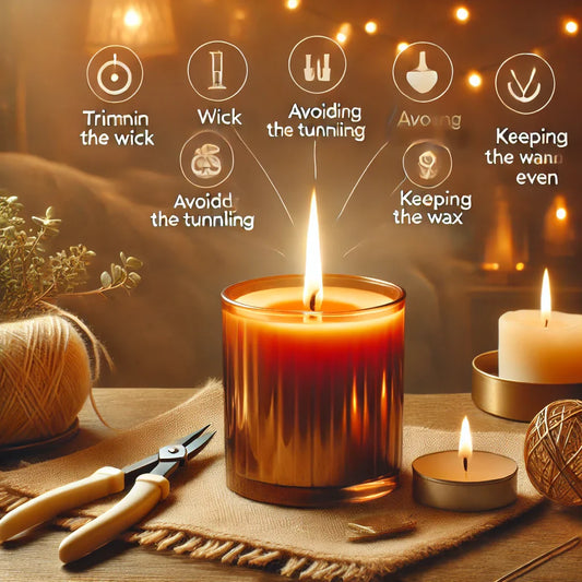 Cómo mantener tus velas de cera vegetal perfectas y con una combustión óptima
